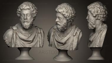 Busts and heads antique and historical (BUSTA_0459) 3D model for CNC machine
